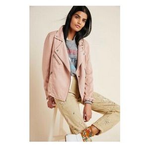 NWT [ANTHRO] Marrakech Ronika Draped Moto Jacket